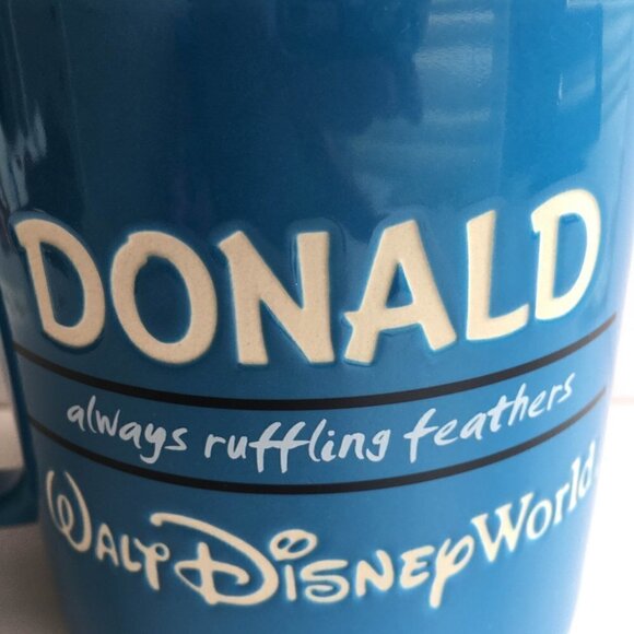 Vintage Authentic Original Disney Parks Donald Duck Oversized Coffee Mug Cup - Picture 6 of 11